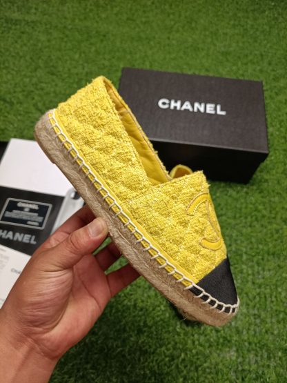 Chanel early spring sunshine yellow and black new fisherman shoes - Image 5