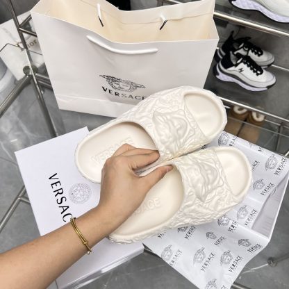 VERSACE classic white sandals - Image 6