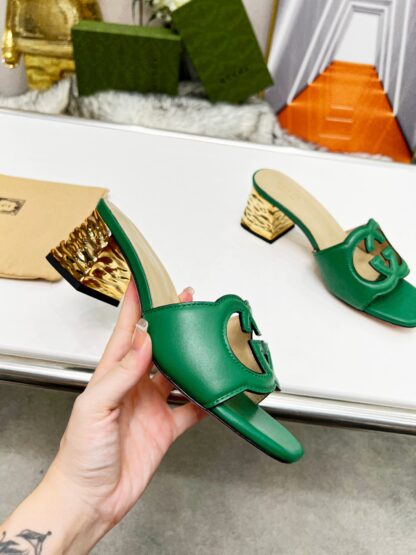 Gucci mid-heel slippers - Image 7