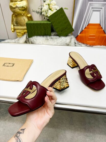Gucci mid-heel slippers - Image 7