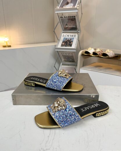 VERSACE flat slide sandals - Image 6