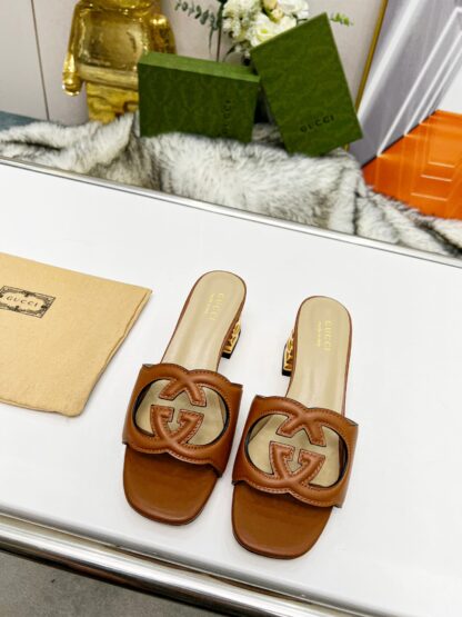 Gucci mid-heel slippers - Image 7