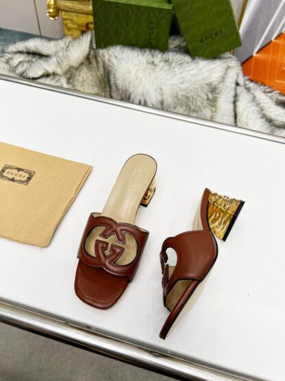 Gucci mid-heel slippers - Image 7