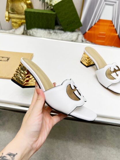 Gucci mid-heel slippers - Image 5