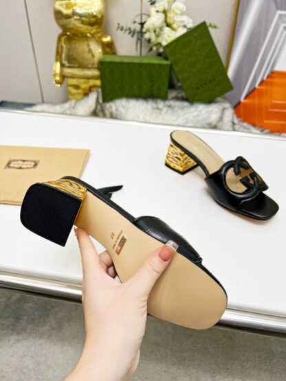 Gucci mid-heel slippers - Image 7