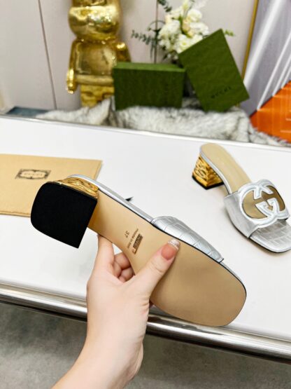 Gucci mid-heel slippers - Image 7