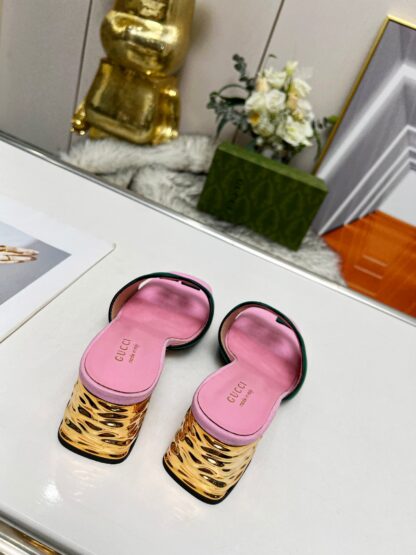 Gucci mid-heel slippers - Image 7