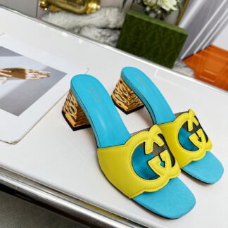 Gucci mid-heel slippers