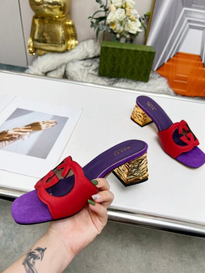 Gucci mid-heel slippers - Image 7