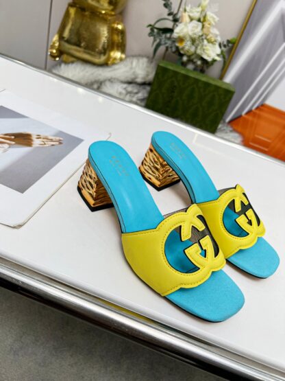 Gucci mid-heel slippers - Image 6