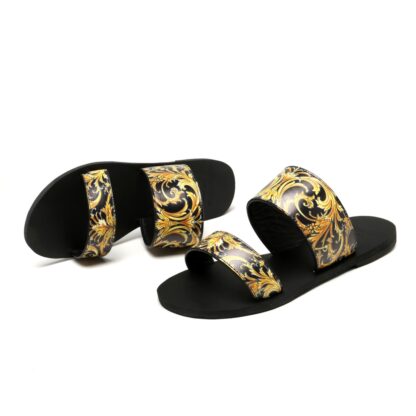 VERSACE flat printed sandals - Image 6