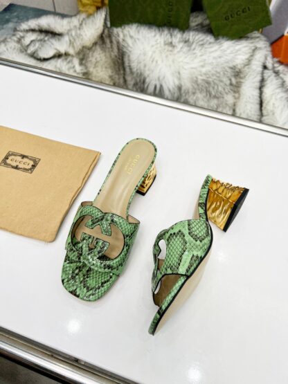 Gucci mid-heel slippers - Image 7