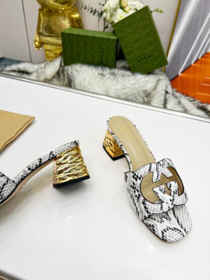 Gucci mid-heel slippers - Image 7