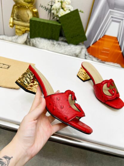 Gucci mid-heel slippers - Image 7