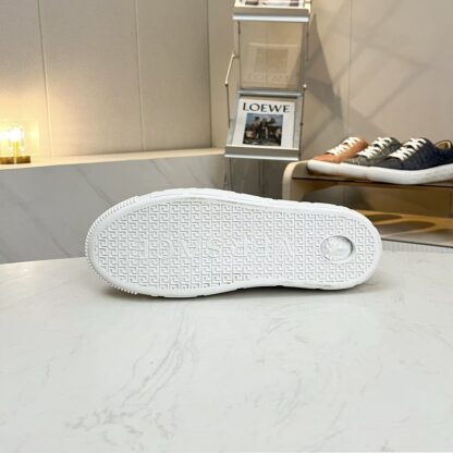 VERSACE new versatile canvas jacquard pattern casual men's shoes - Image 6