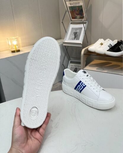 VERSACE new versatile canvas jacquard pattern casual men's shoes - Image 6
