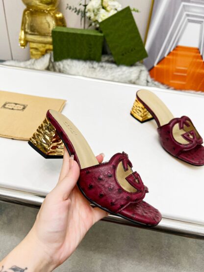 Gucci mid-heel slippers - Image 7