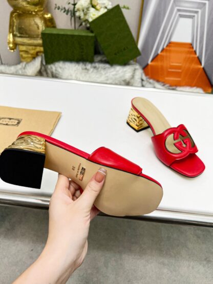 Gucci mid-heel slippers - Image 7