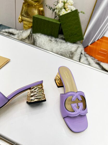 Gucci mid-heel slippers - Image 7