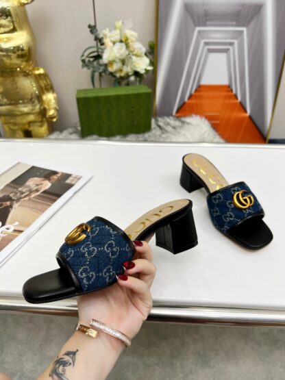 Gucci mid-heel slippers - Image 6