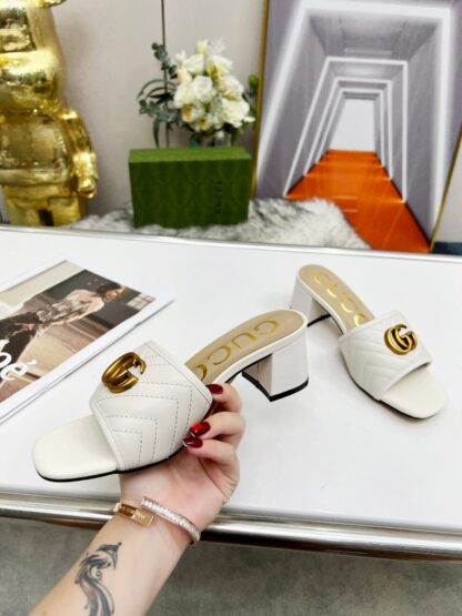 Gucci mid-heel slippers - Image 6