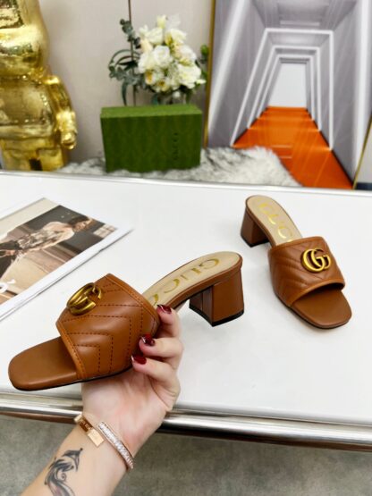 Gucci mid-heel slippers - Image 6