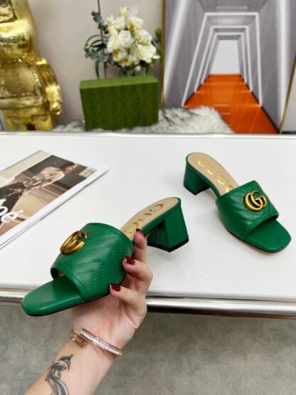 Gucci mid-heel slippers - Image 6
