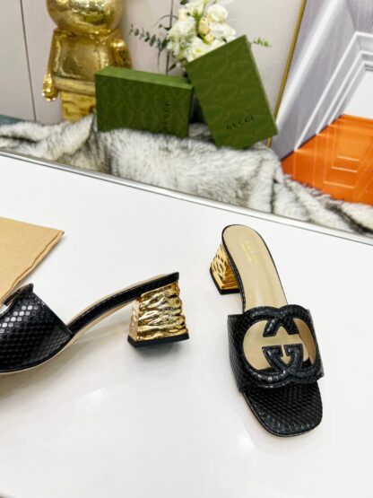 Gucci mid-heel slippers - Image 7