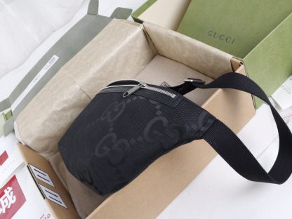 Gucci all-black design classic crossbody bag - Image 6
