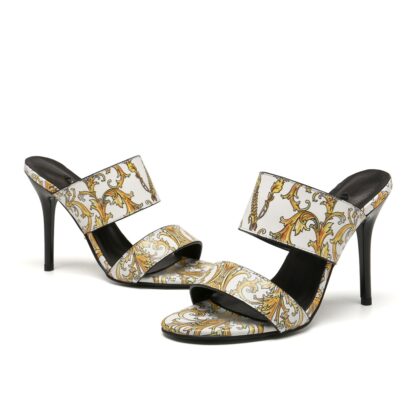 VERSACE high heel printed sandals high heels - Image 6