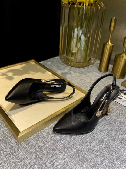 VERSACE SHOULDER HIGH HEEL SANDALS - Image 6