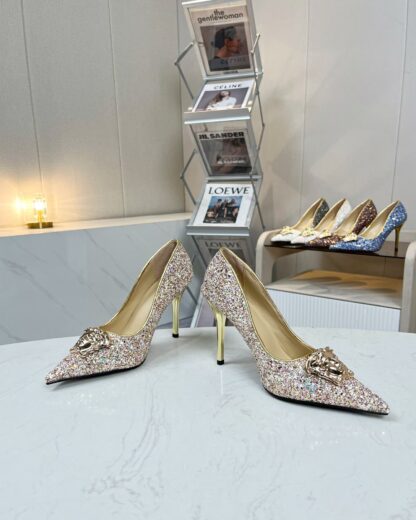VERSACE stylish classic new style women's high heels - Image 6