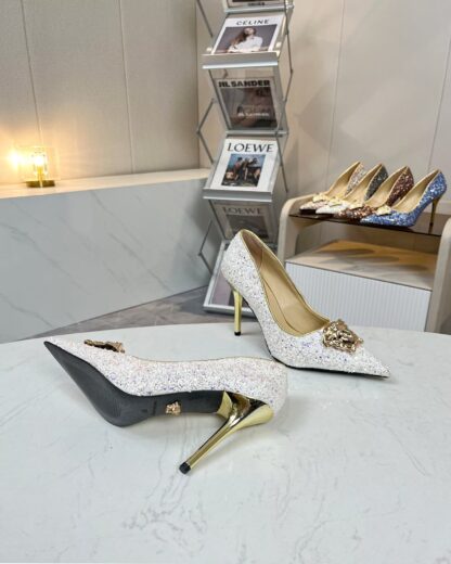 VERSACE stylish classic new style women's high heels - Image 6