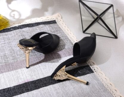 VERSACE Fashionable Temperament Sandals High Heels - Image 6