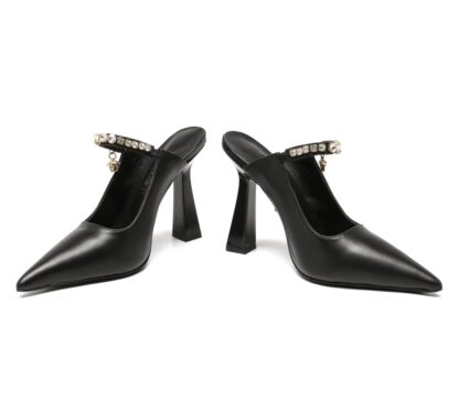 VERSACE rhinestone high heel sandals - Image 6