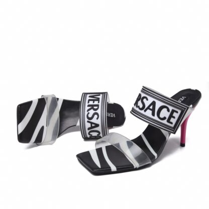 VERSACE new color matching high heel sandals - Image 6