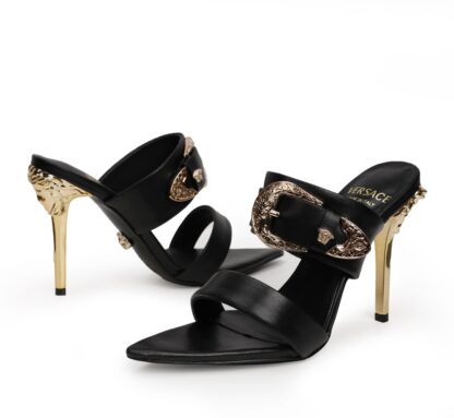 VERSACE One-strap Sandals High Heels - Image 6