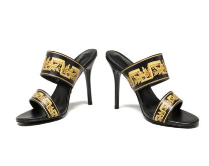 VERSACE PRINTED SANDALS HIGH HEELS - Image 6