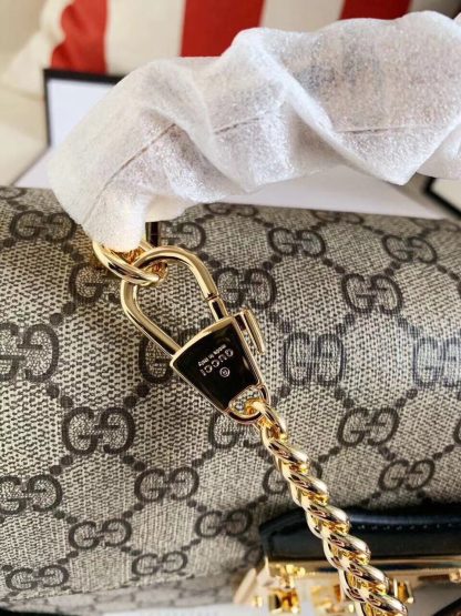 Gucci new Padlock series GG small bamboo silk print shoulder bag - Image 6