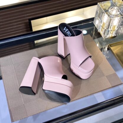 VERSACE stylish super high heel sandals high heels - Image 6