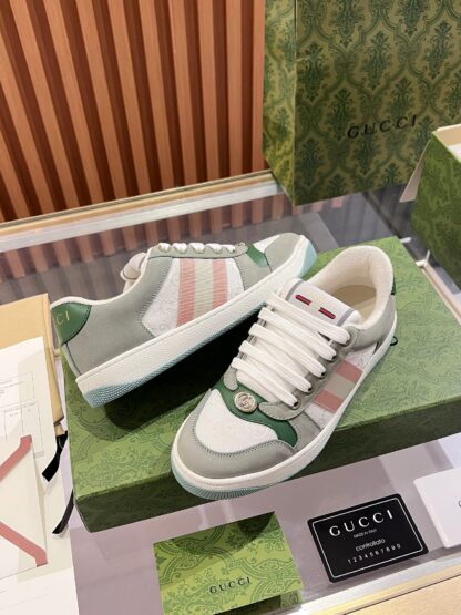 Gucci retro distressed elements, washed retro logo casual shoes on the tongue - Image 7