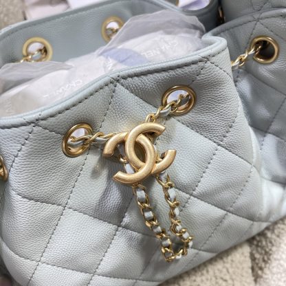 Chanel bag light blue lazy portable handbag - Image 6