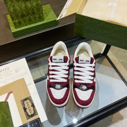 Gucci retro distressed elements, washed retro logo casual shoes on the tongue - Image 7