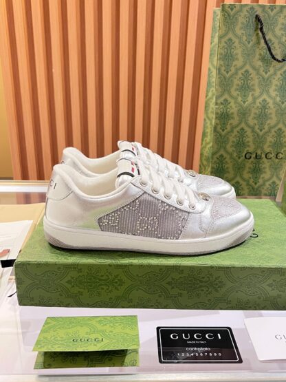 Gucci retro distressed elements, washed retro logo casual shoes on the tongue - Image 7