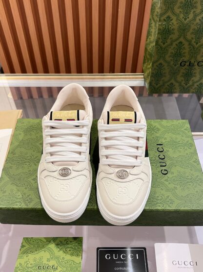 Gucci retro distressed elements, washed retro logo casual shoes on the tongue - Image 7