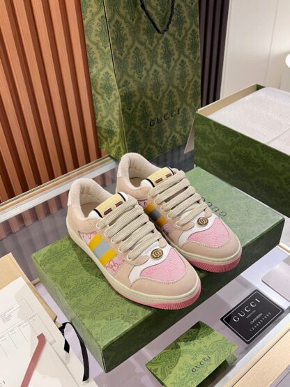 Gucci retro distressed elements, washed retro logo casual shoes on the tongue - Image 7