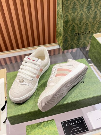 Gucci retro distressed elements, washed retro logo casual shoes on the tongue - Image 7