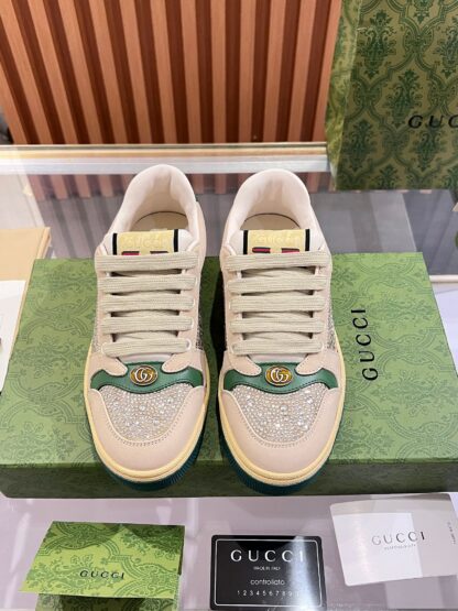 Gucci retro distressed elements, washed retro logo casual shoes on the tongue - Image 7