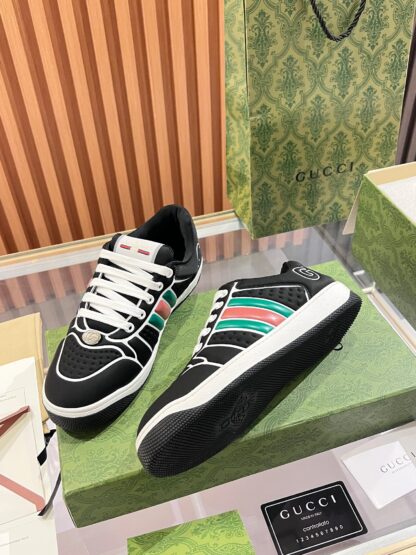 Gucci retro distressed elements, washed retro logo casual shoes on the tongue - Image 7