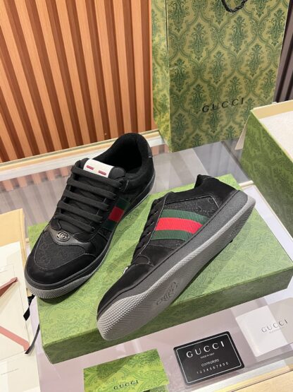 Gucci retro distressed elements, washed retro logo casual shoes on the tongue - Image 7